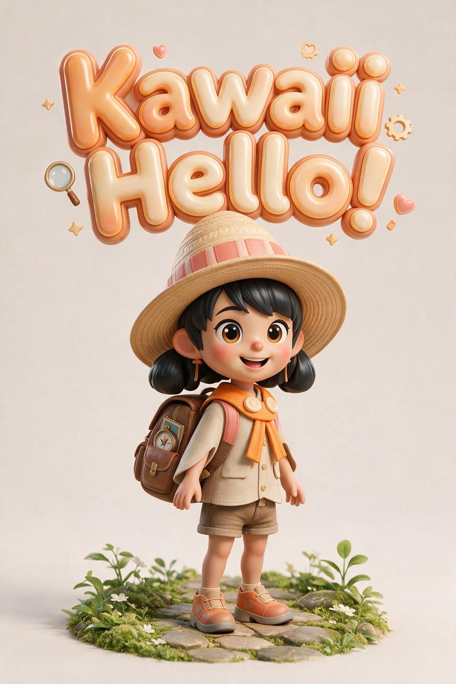 Kawaii Hello! — poster